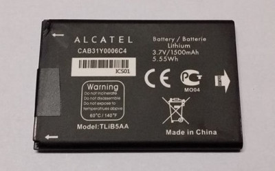 Батерии Батерии за Alcatel Оригинална батерия TLiB511 за Alcatel One Touch 993 1500 mAh